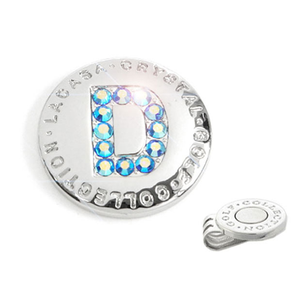   Stellux Swarovski Crystal Golf Ball Marker Set D BMD  